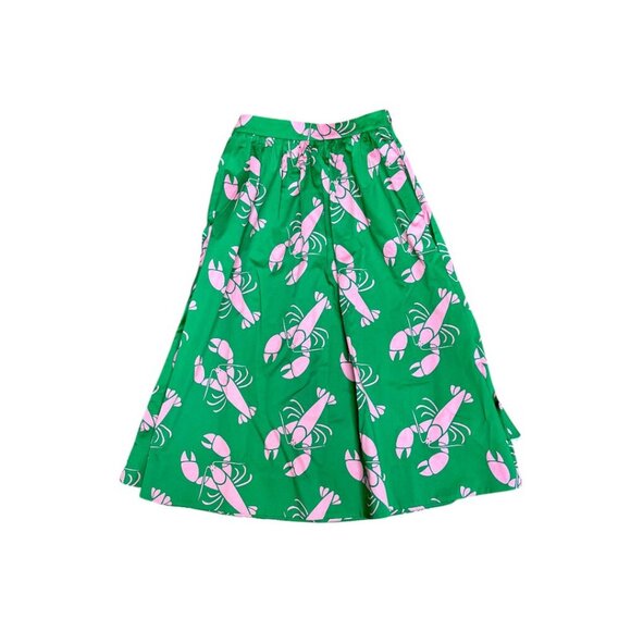 BODEN LOBSTER MAXI COTTON FULL LENGTH SKIRT MEDIUM LIKE NEW! - Picture 3 of 5